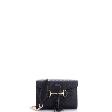 Emily Chain Flap Bag Microguccissima