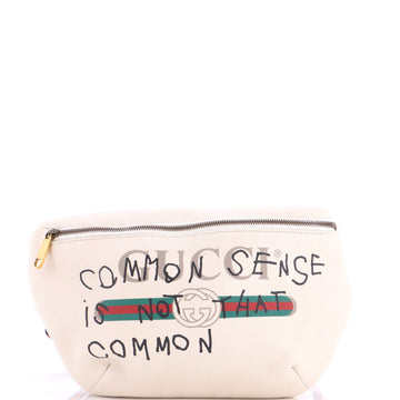 Gucci Logo Belt Bag Printed Leather
