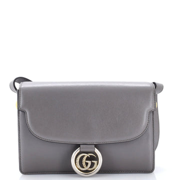 Gucci Gg Ring Shoulder Bag Leather Small