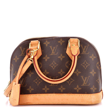 Louis Vuitton Alma Handbag Canvas Bb