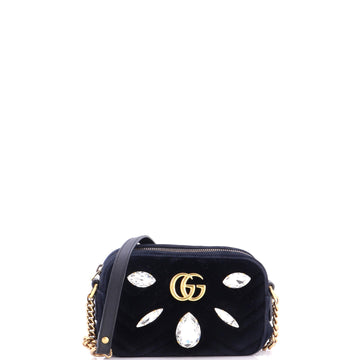 Gucci Gg Marmont Shoulder Bag Crystal