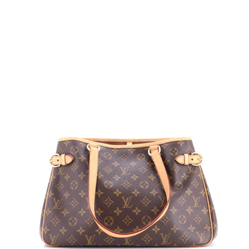 Louis Vuitton Batignolles Handbag Canvas