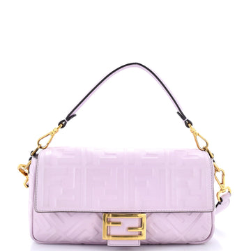 Fendi Baguette Nm Bag Zucca Embossed