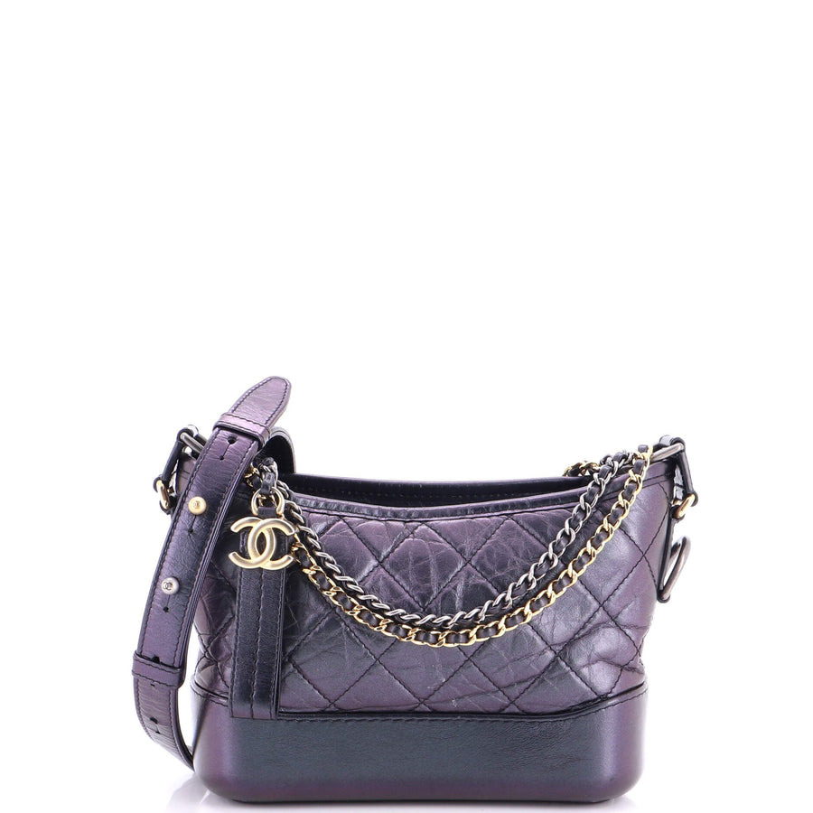 Chanel Gabrielle Hobo Quilted Aged