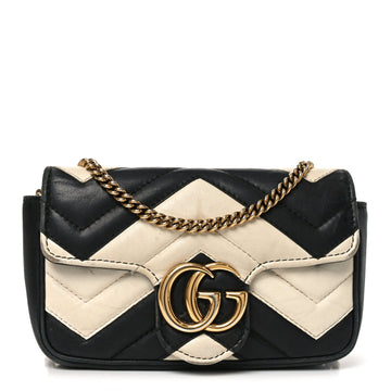 Gucci Calfskin Matelasse Super Mini Gg