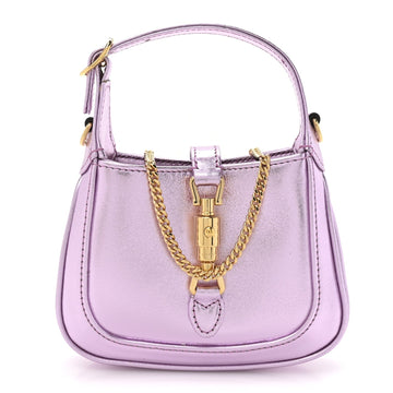 Gucci Laminated Nappa Nano Jackie Hobo