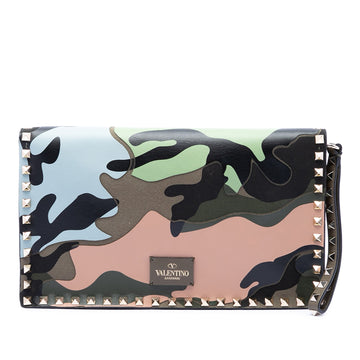 Valentino Canvas And Nappa Camouflage