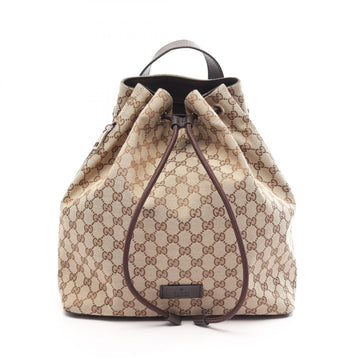 Gucci Gg Canvas Drawstring Rucksack