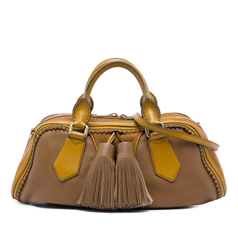 Burberry Prorsum Grained Calfskin And