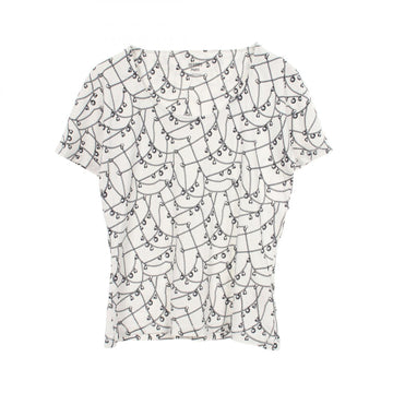 Hermes Short Sleeve T-Shirt Cotton White