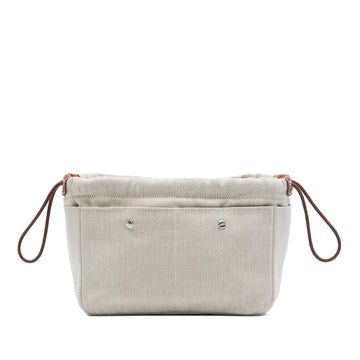 Hermès Canvas And Barenia Fourbi Pouch