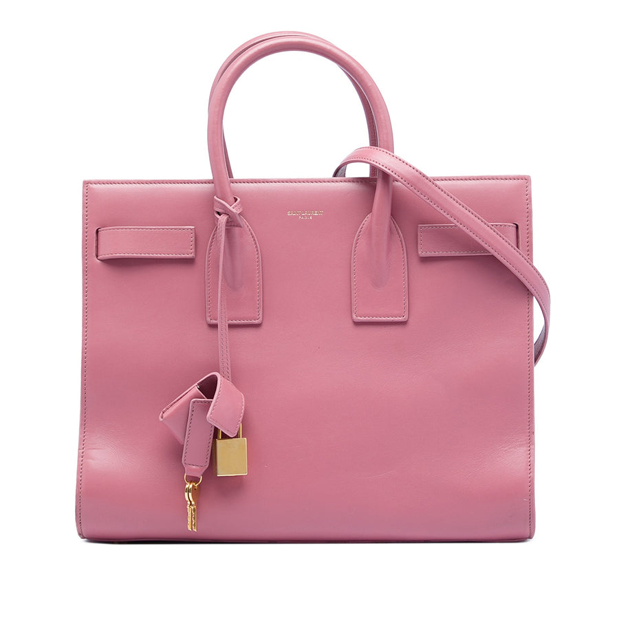 Saint Laurent Small Leather Sac De Jour