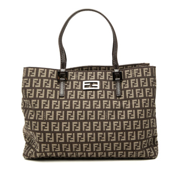 Fendi Small Zucchino Canvas Tote Pre-