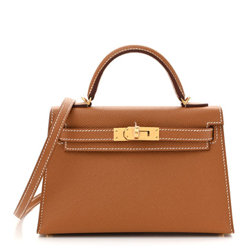 Hermes Epsom Mini Kelly Sellier 20 Gold