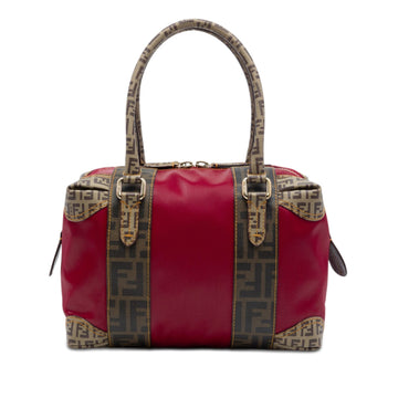Fendi Zucca Trimmed Coated Canvas Mixed