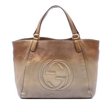 Gucci Medium Ombre Pebbled Calfskin Soho