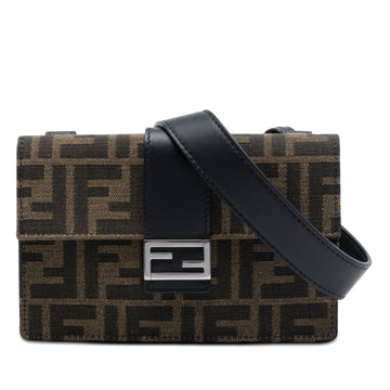 Fendi Zucca Canvas Convertible Baguette