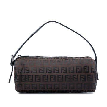 Fendi Zucchino Canvas Barrel Pochette