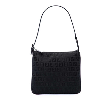 Fendi Zucchino Canvas Shoulder Bag Pre-