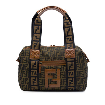 Fendi Zucca Canvas Tote Pre-Loved Brown