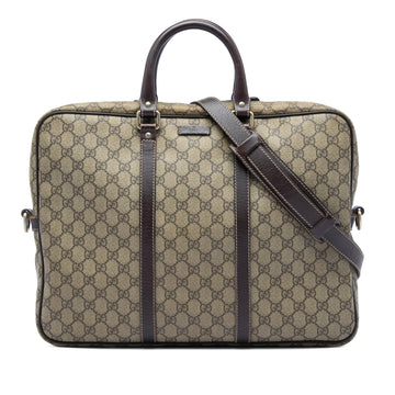 Gucci Gg Supreme Business Bag Pre-Loved