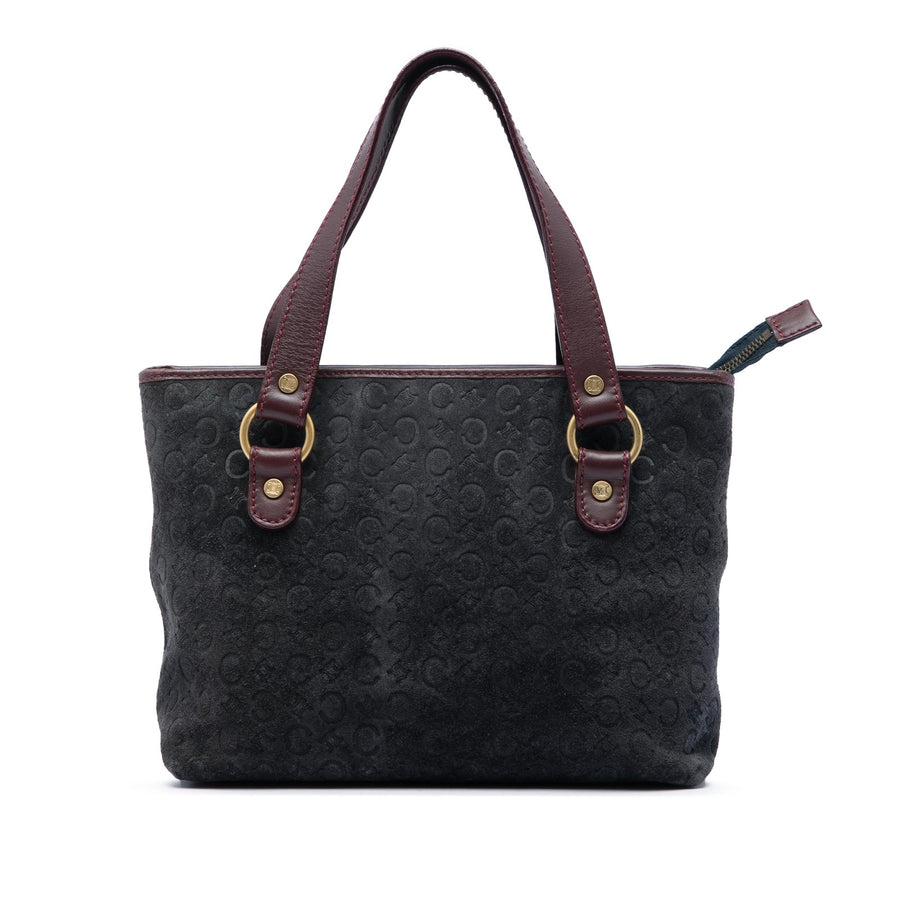 Celine C Macadam Suede Handbag Pre-Loved