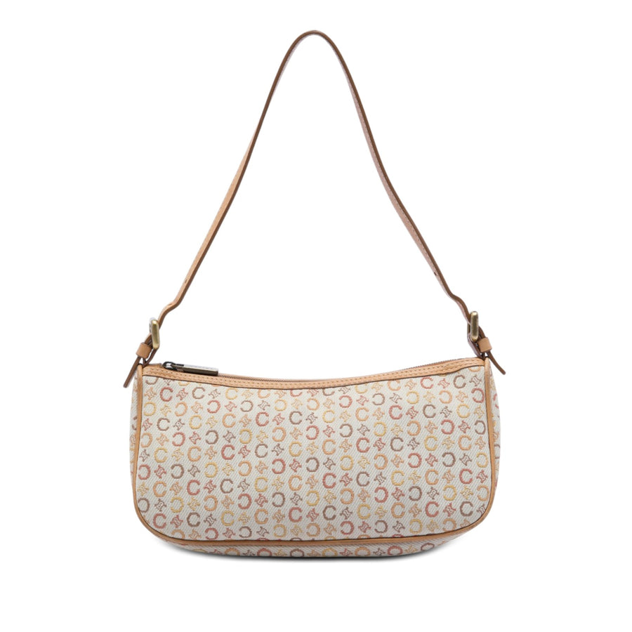 Celine C Macadam Canvas Shoulder Bag