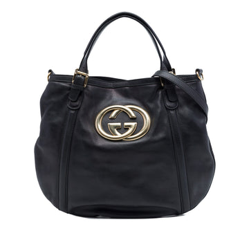 Gucci Medium Calfskin Britt Satchel Pre-