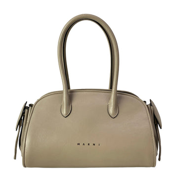 Marni Tulipea Small Top-Handle Bag Gray