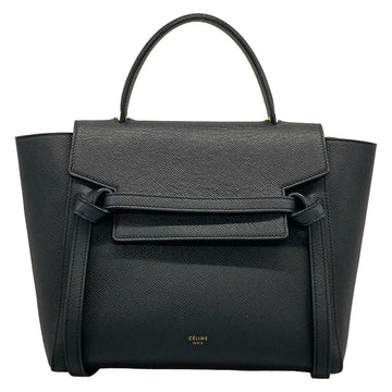 Celine Belt Bag Micro Black Grained
