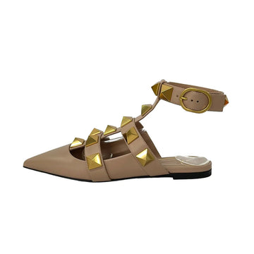 Valentinogaravani Pink Beige Leather
