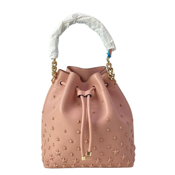 Jimmy Choo Bombon Bucket Bag Dusty Pink