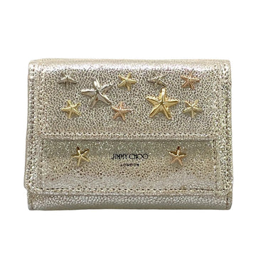 Jimmy Choo Nemo Silver Gold Leather