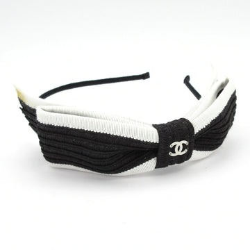 Chanel Black White Chemical Fiber Straw