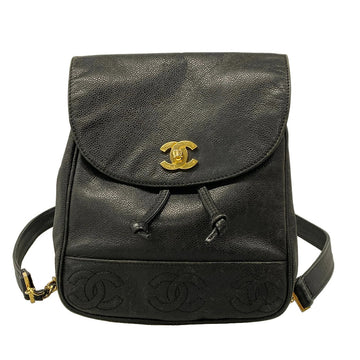 Chanel Triple Coco Black Calfskin