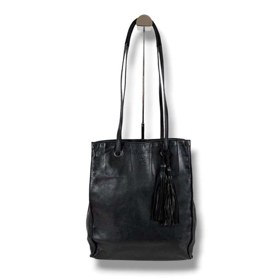 Prada Nappa Leather Tote Bag Tassel