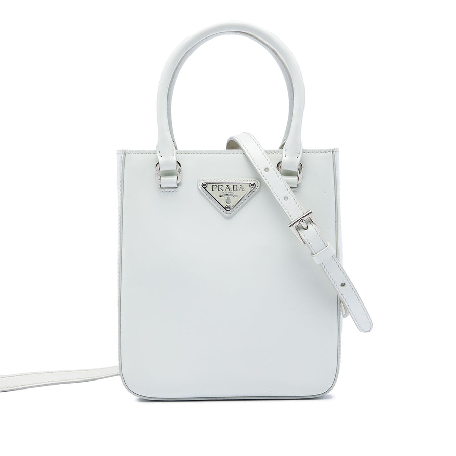 Prada Small Spazzolato Leather Satchel