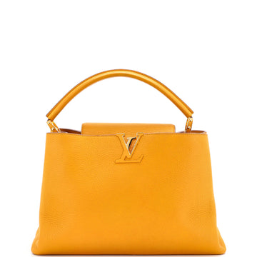 Louis Vuitton Capucines Bag Leather Mm