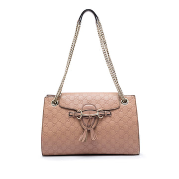 Gucci Large Ssima Emily Shoulder Bag