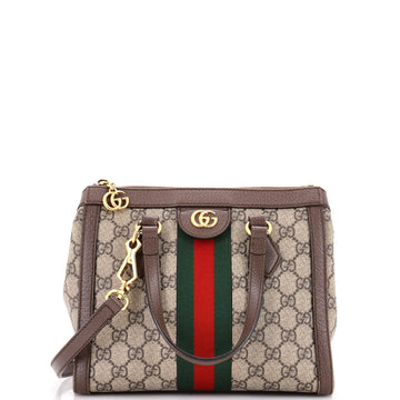 Gucci Ophidia Top Handle Tote Gg Coated
