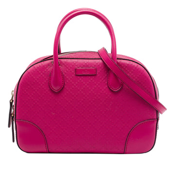 Gucci Diamante Bright Calfskin Satchel