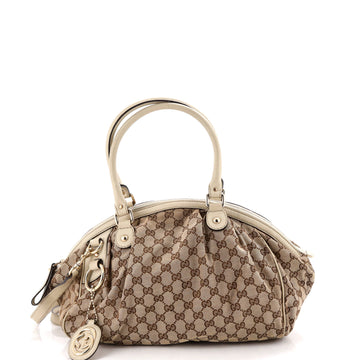 Gucci Sukey Boston Bag Gg Canvas