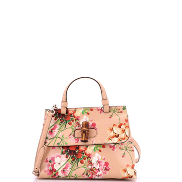 Gucci Bamboo Daily Top Handle Bag Blooms