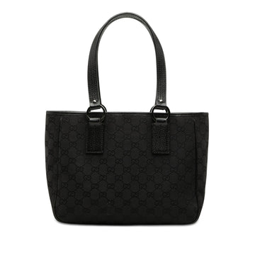 Gucci Gg Canvas Tote Pre-Loved Black
