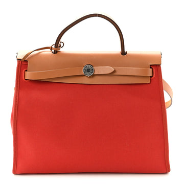 Hermes Vache Hunter Toile Herbag Zip 31