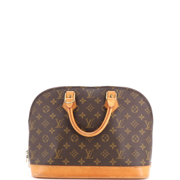 Louis Vuitton Alma Handbag Canvas Pm