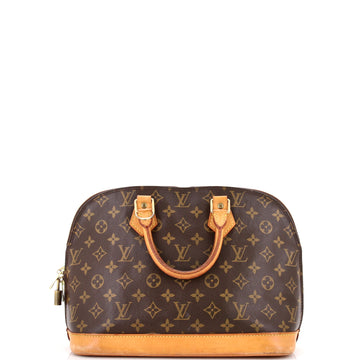 Louis Vuitton Alma Handbag Canvas Pm