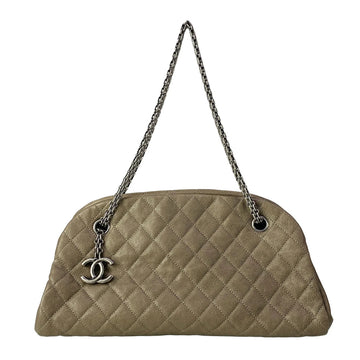 Chanel Mademoiselle Bowling Bag Khaki