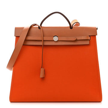 Hermes Vache Hunter Toile Herbag Zip 39