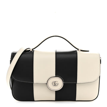 Gucci Senna Calfskin Lines Petite Gg Top